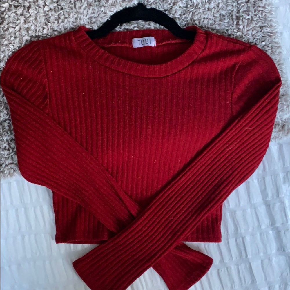 Tobi Cropped Long Sleeve